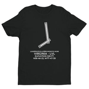 lvl lawrenceville va t shirt, Black