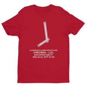 lvl lawrenceville va t shirt, Red