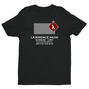 LWC facility map in LAWRENCE; KANSAS, Black