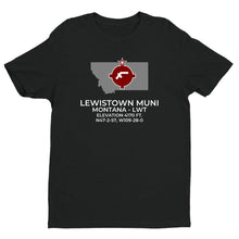 Load image into Gallery viewer, LWT facility map in LEWISTOWN; MONTANA, Black