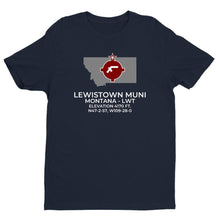 Load image into Gallery viewer, LWT facility map in LEWISTOWN; MONTANA, Navy