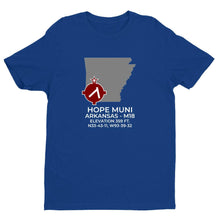 Load image into Gallery viewer, M18 facility map in HOPE; ARKANSAS, Royal Blue
