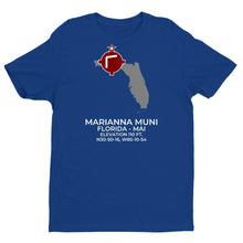 Load image into Gallery viewer, MAI facility map in MARIANNA; FLORIDA, Royal Blue