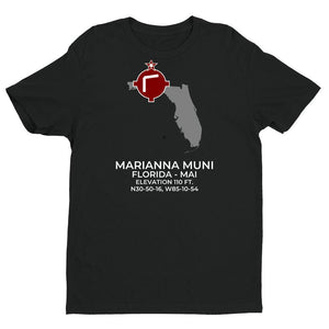 MAI facility map in MARIANNA; FLORIDA, Black