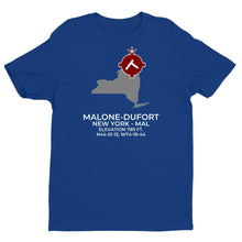 Load image into Gallery viewer, MAL facility map in MALONE; NEW YORK, Royal Blue