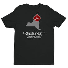 Load image into Gallery viewer, MAL facility map in MALONE; NEW YORK, Black