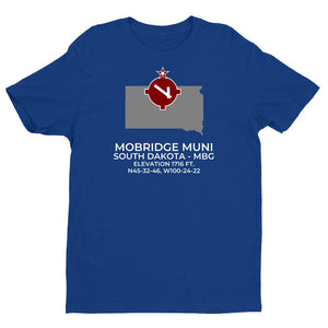 MBG facility map in MOBRIDGE; SOUTH DAKOTA, Royal Blue