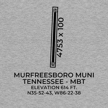 Load image into Gallery viewer, mbt murfreesboro tn t shirt, Gray