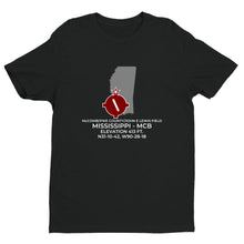 Load image into Gallery viewer, MC COMB/PIKE COUNTY/JOHN E LEWIS FIELD near McCOMB; MISSISSIPPI (MCB; KMCB) T-Shirt
