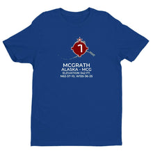 Load image into Gallery viewer, MCG facility map in MCGRATH; ALASKA, Royal Blue