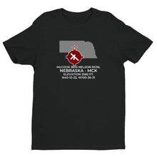 Load image into Gallery viewer, MCK facility map in McCOOK; NEBRASKA, Black