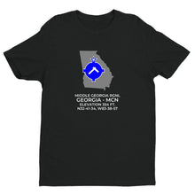 Load image into Gallery viewer, MCN facility map in MACON; GEORGIA, Black