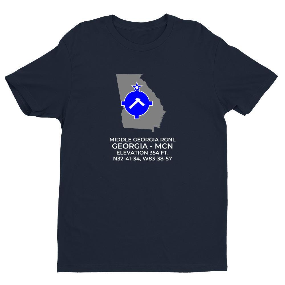 MCN facility map in MACON; GEORGIA, Navy