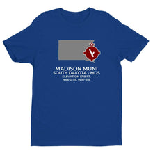 Load image into Gallery viewer, MDS facility map in MADISON; SOUTH DAKOTA, Royal Blue