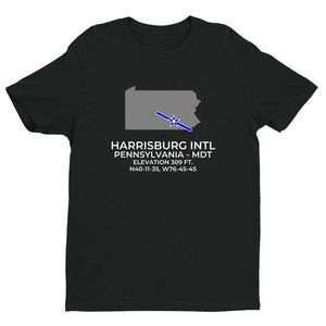 MDT facility map in HARRISBURG; PENNSYLVANIA, Black