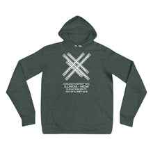 Load image into Gallery viewer, MDW facility map in CHICAGO; ILLINOIS Hoodie