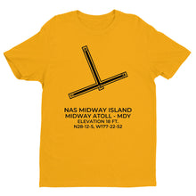 Load image into Gallery viewer, NAS MIDWAY (MDY; PMDY) in MIDWAY ATOLL c.1975  T-Shirt