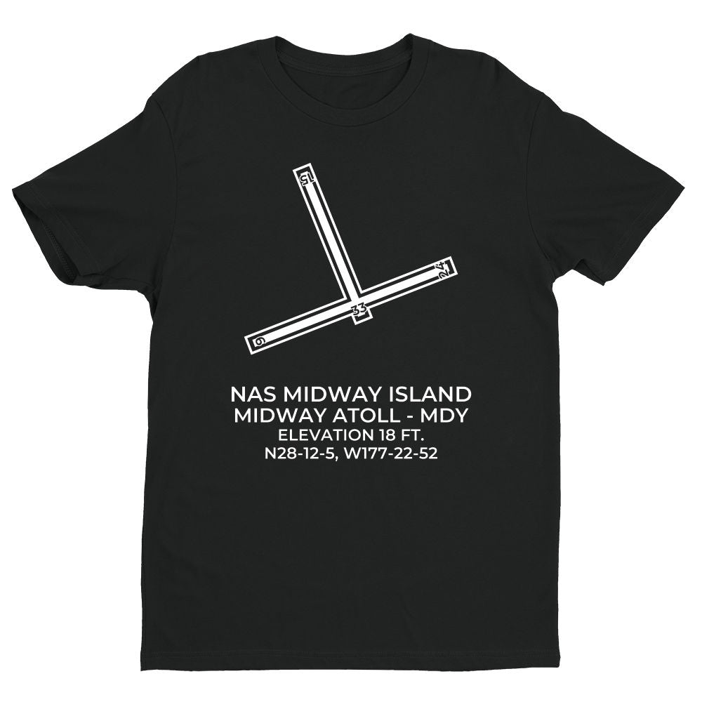 NAS MIDWAY (MDY; PMDY) in MIDWAY ATOLL c.1975  T-Shirt