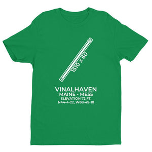 me55 vinalhaven me t shirt, Green