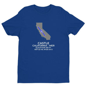 MER facility map in ATWATER; CALIFORNIA, Royal Blue