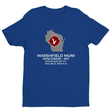 Load image into Gallery viewer, MFI facility map in MARSHFIELD; WISCONSIN, Royal Blue
