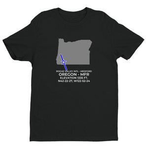 MFR facility map in MEDFORD; OREGON, Black
