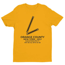 Load image into Gallery viewer, mgj montgomery ny t shirt, Yellow