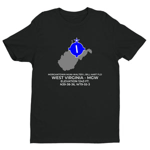 MORGANTOWN MUNI-WALTER L BILL HART FLD near MORGANTOWN; WEST VIRGINIA (MGW; KMGW) T-Shirt