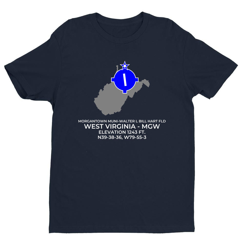 MORGANTOWN MUNI-WALTER L BILL HART FLD near MORGANTOWN; WEST VIRGINIA (MGW; KMGW) T-Shirt