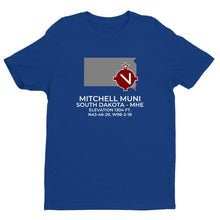Load image into Gallery viewer, MHE facility map in MITCHELL; SOUTH DAKOTA, Royal Blue