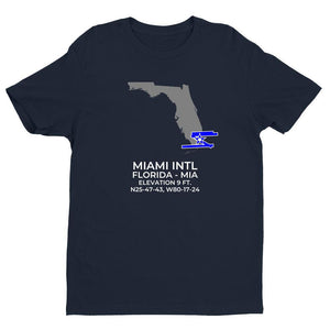 MIA facility map in MIAMI; FLORIDA, Navy