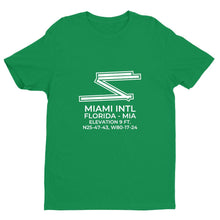 Load image into Gallery viewer, mia miami fl t shirt, Green