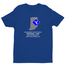 Load image into Gallery viewer, MIE facility map in MUNCIE; INDIANA, Royal Blue