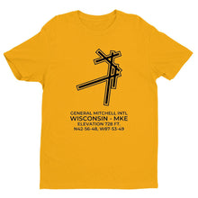 Load image into Gallery viewer, mke milwaukee wi t shirt, Yellow