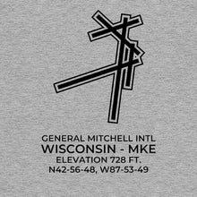 Load image into Gallery viewer, mke milwaukee wi t shirt, Gray