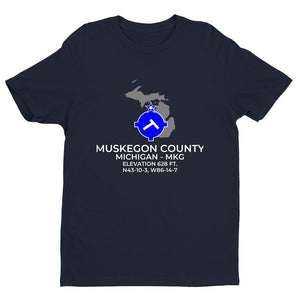 MKG facility map in MUSKEGON; MICHIGAN, Navy