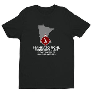 MKT facility map in MANKATO; MINNESOTA, Black