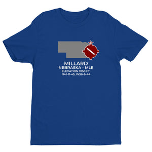 MILLARD near OMAHA; NEBRASKA (MLE; KMLE) T-Shirt