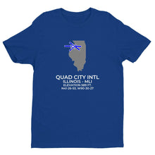 Load image into Gallery viewer, MLI facility map in MOLINE; ILLINOIS, Royal Blue