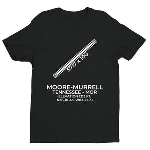 mor morristown tn t shirt, Black