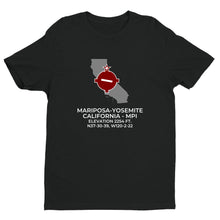 Load image into Gallery viewer, MARIPOSA-YOSEMITE near MARIPOSA; CALIFORNIA (MPI; KMPI) T-Shirt