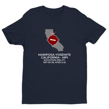 Load image into Gallery viewer, MARIPOSA-YOSEMITE near MARIPOSA; CALIFORNIA (MPI; KMPI) T-Shirt