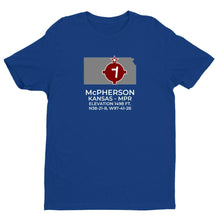 Load image into Gallery viewer, MPR facility map in McPHERSON; KANSAS, Royal Blue