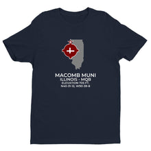 Load image into Gallery viewer, MQB facility map in MACOMB; ILLINOIS, Navy