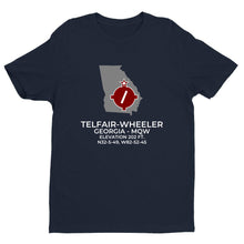 Load image into Gallery viewer, TELFAIR-WHEELER near McRAE; GEORGIA (MQW; KMQW) T-Shirt