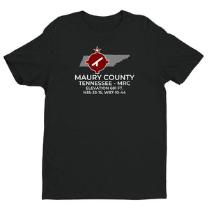 MRC facility map in COLUMBIA/MOUNT PLEASANT; TENNESSEE, Black