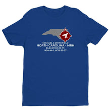 Load image into Gallery viewer, MRH facility map in BEAUFORT; NORTH CAROLINA, Royal Blue