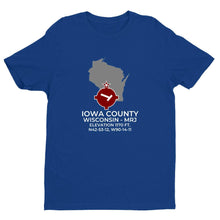 Load image into Gallery viewer, MRJ facility map in MINERAL POINT; WISCONSIN, Royal Blue