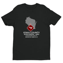 Load image into Gallery viewer, MRJ facility map in MINERAL POINT; WISCONSIN, Black