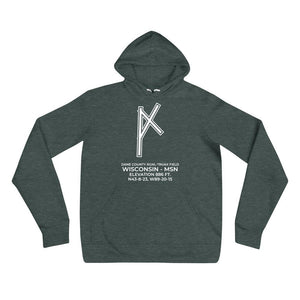MSN facility map in MADISON; WISCONSIN Hoodie